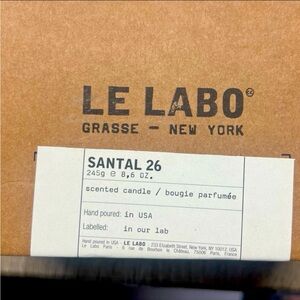 Le Labo candle new unused